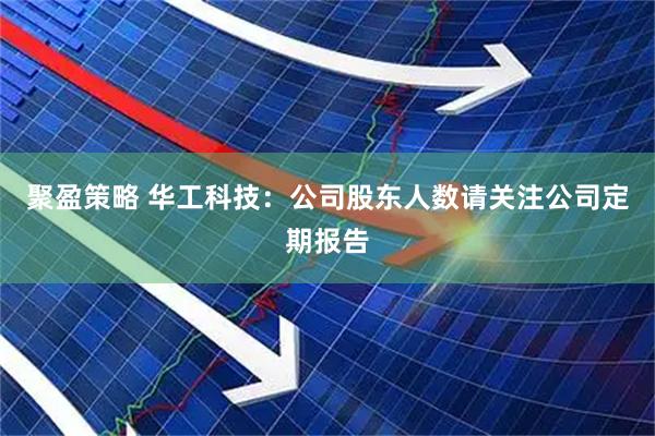 聚盈策略 华工科技：公司股东人数请关注公司定期报告